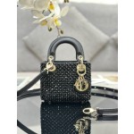 Dior Lady Mini Embroidery Colorful Bead Diamond Model: S0856